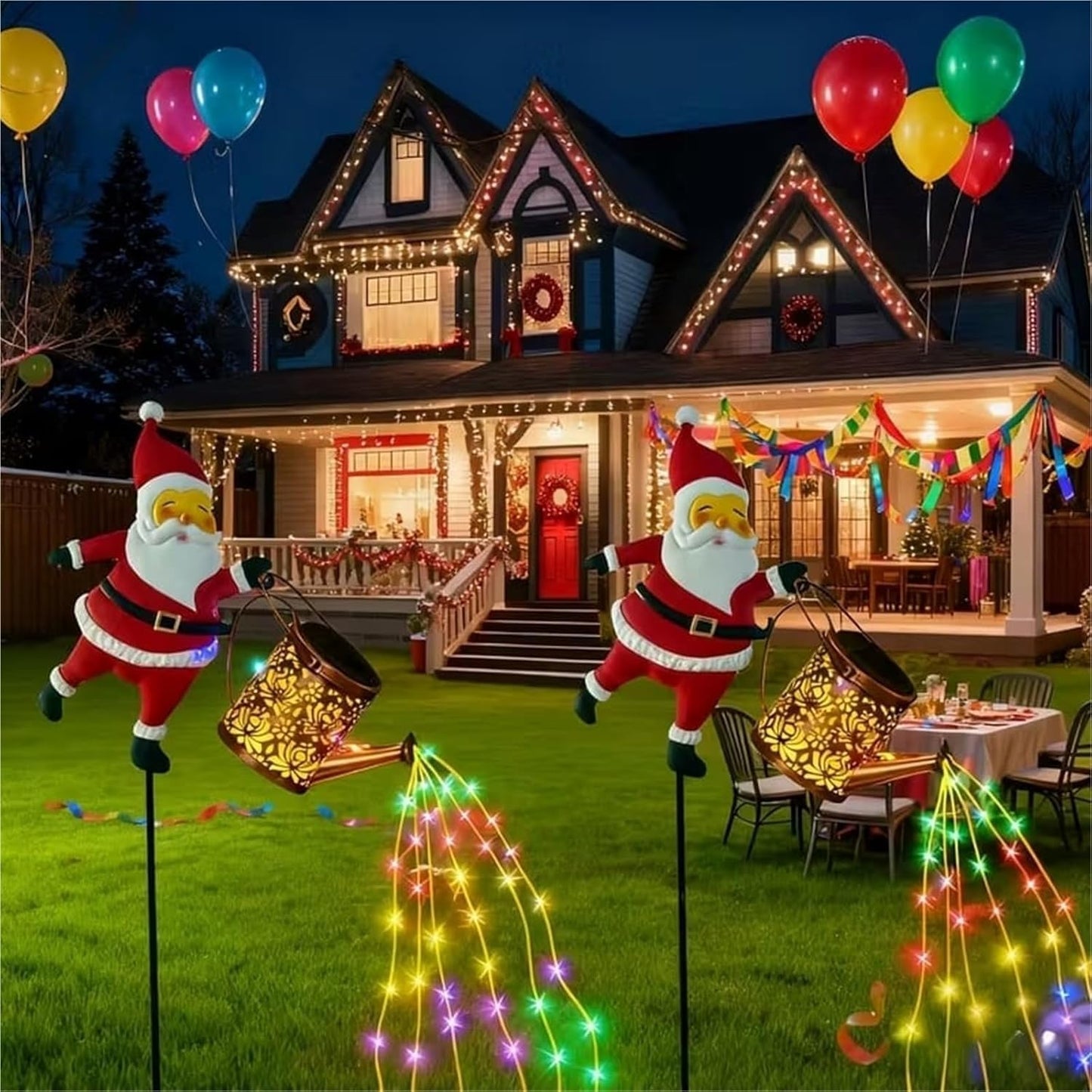 Santa Claus Lantern Solar Luminous Water™
